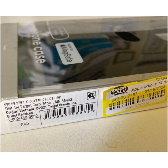 heyday Apple iPhone 13 mini/iPhone 12 mini with Magnetic Case Black - Picture 7 of 7